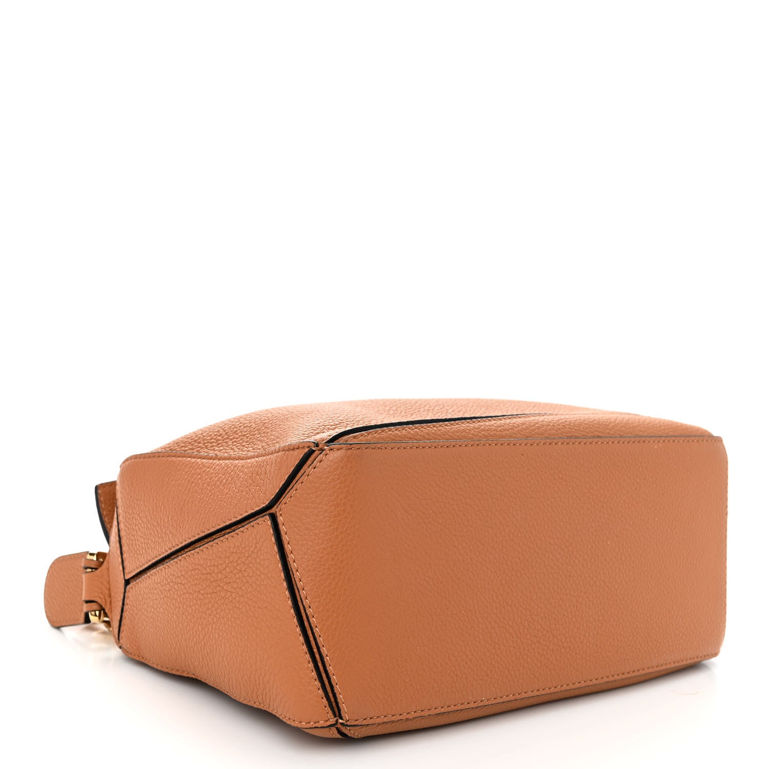 Loewe Grained Calfskin Small Puzzle Bag Tan 4 of 10