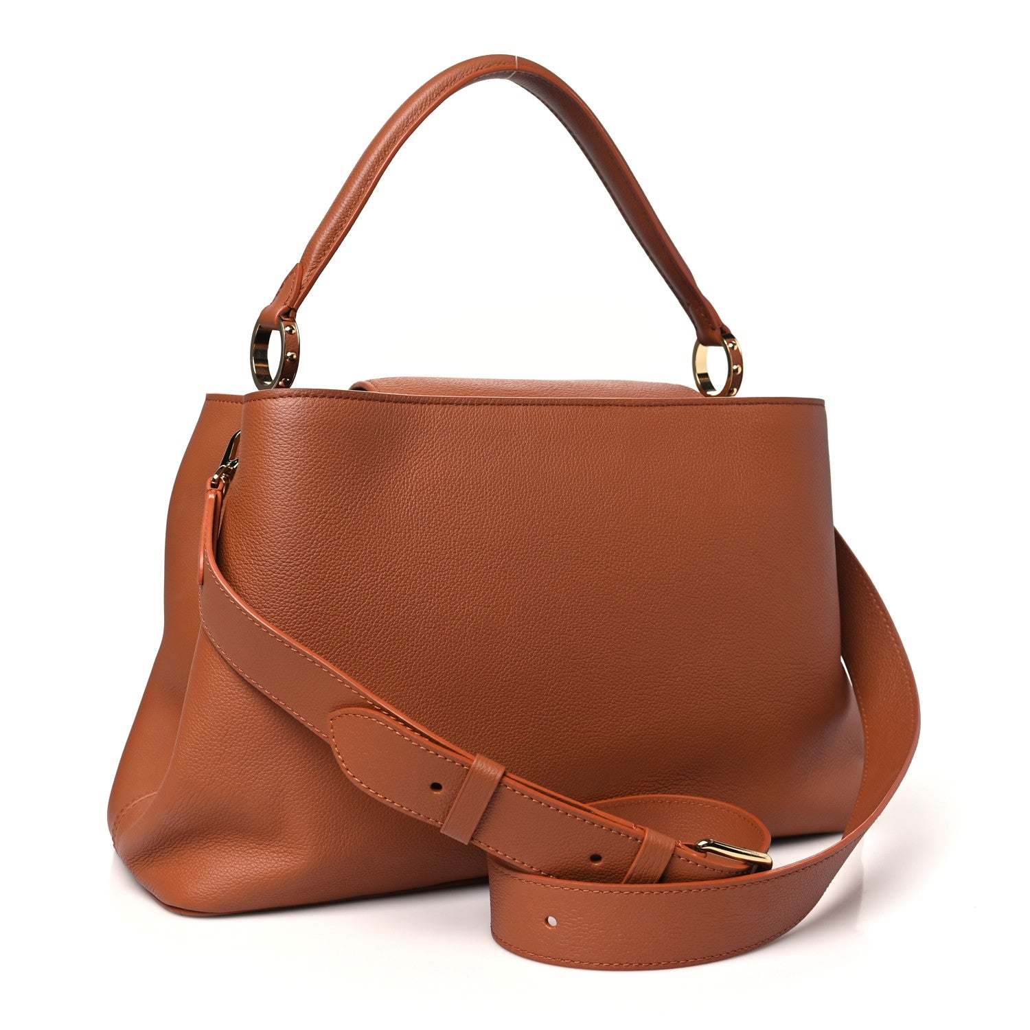Louis Vuitton Smooth Grained Calfskin Capucines GM Souple Cognac 3 of 10