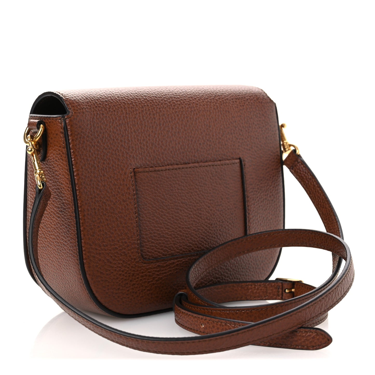 Natural Grained Calfskin Small Darley Satchel Oak