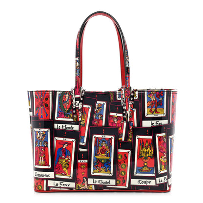 Christian Louboutin Patent Calfskin Small Tarot Cabata Tote Multicolor 3 of 12