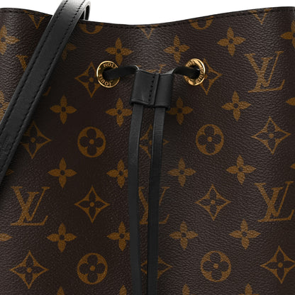 Louis Vuitton Monogram Neonoe MM Black 8 of 10