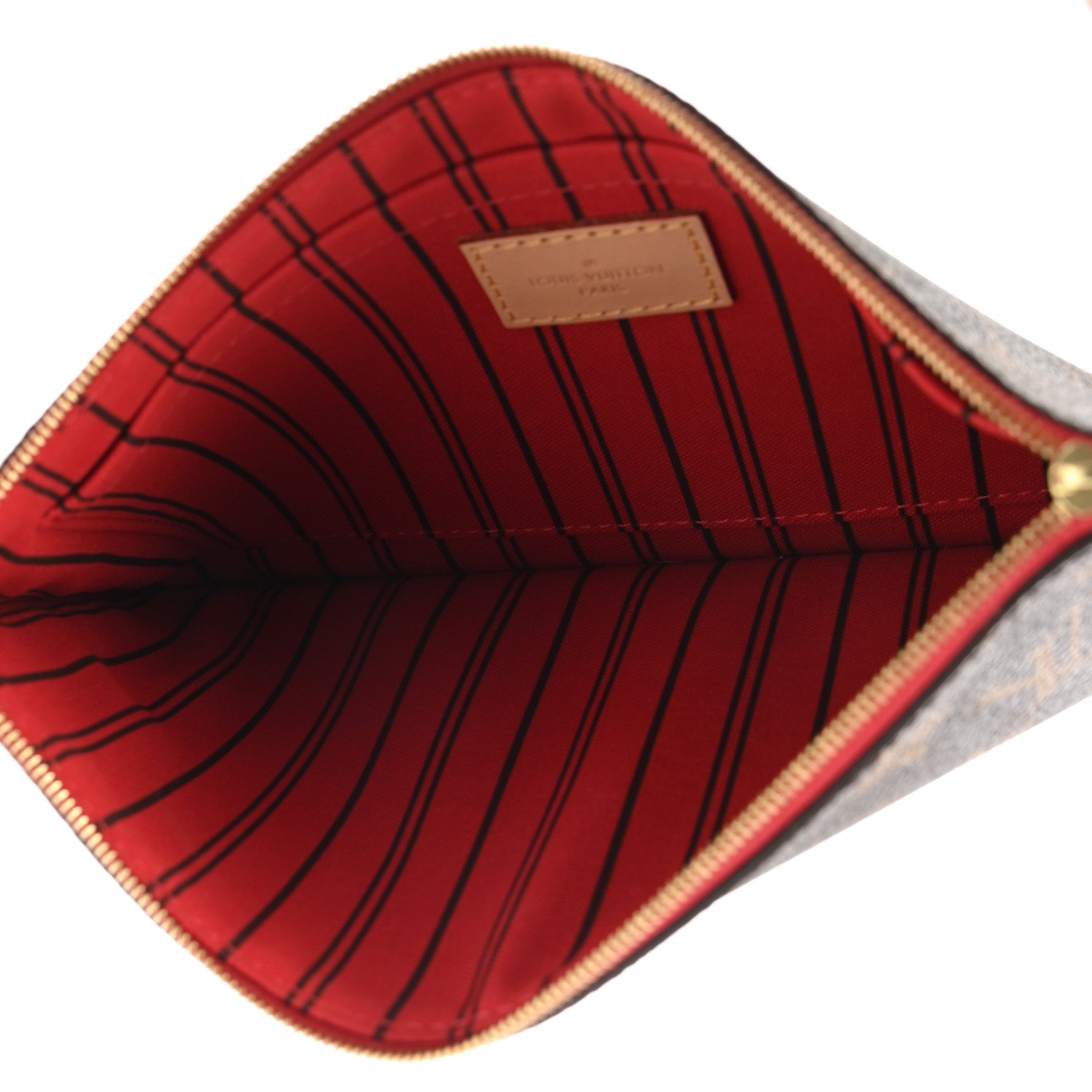 Louis Vuitton Monogram Neverfull MM GM Pochette Cherry 5 of 7