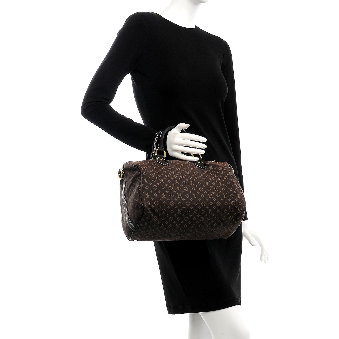 Monogram Idylle Speedy Bandouliere 30 Fusain