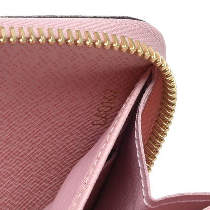 Louis Vuitton Monogram Pompon Zippy Wallet Rose Ballerine 8 of 9