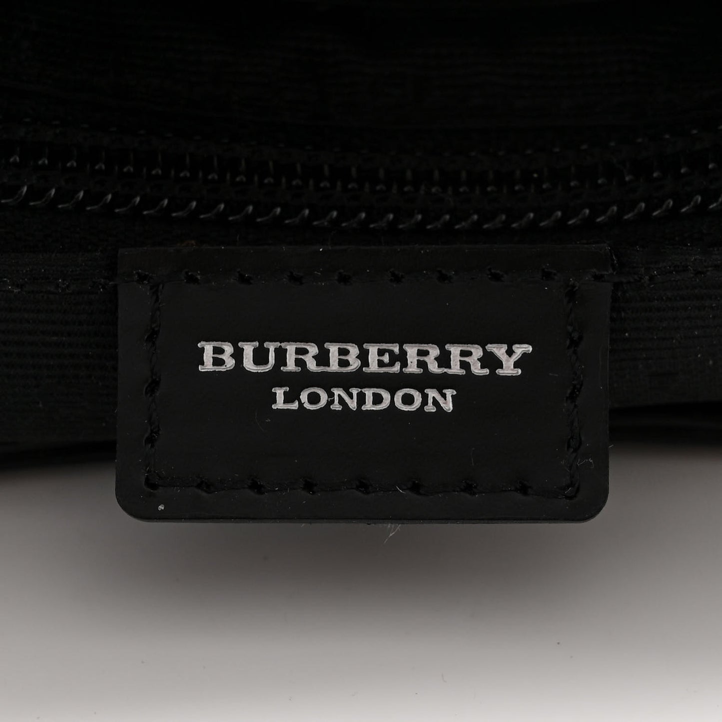 House Check Shoulder Bag Black