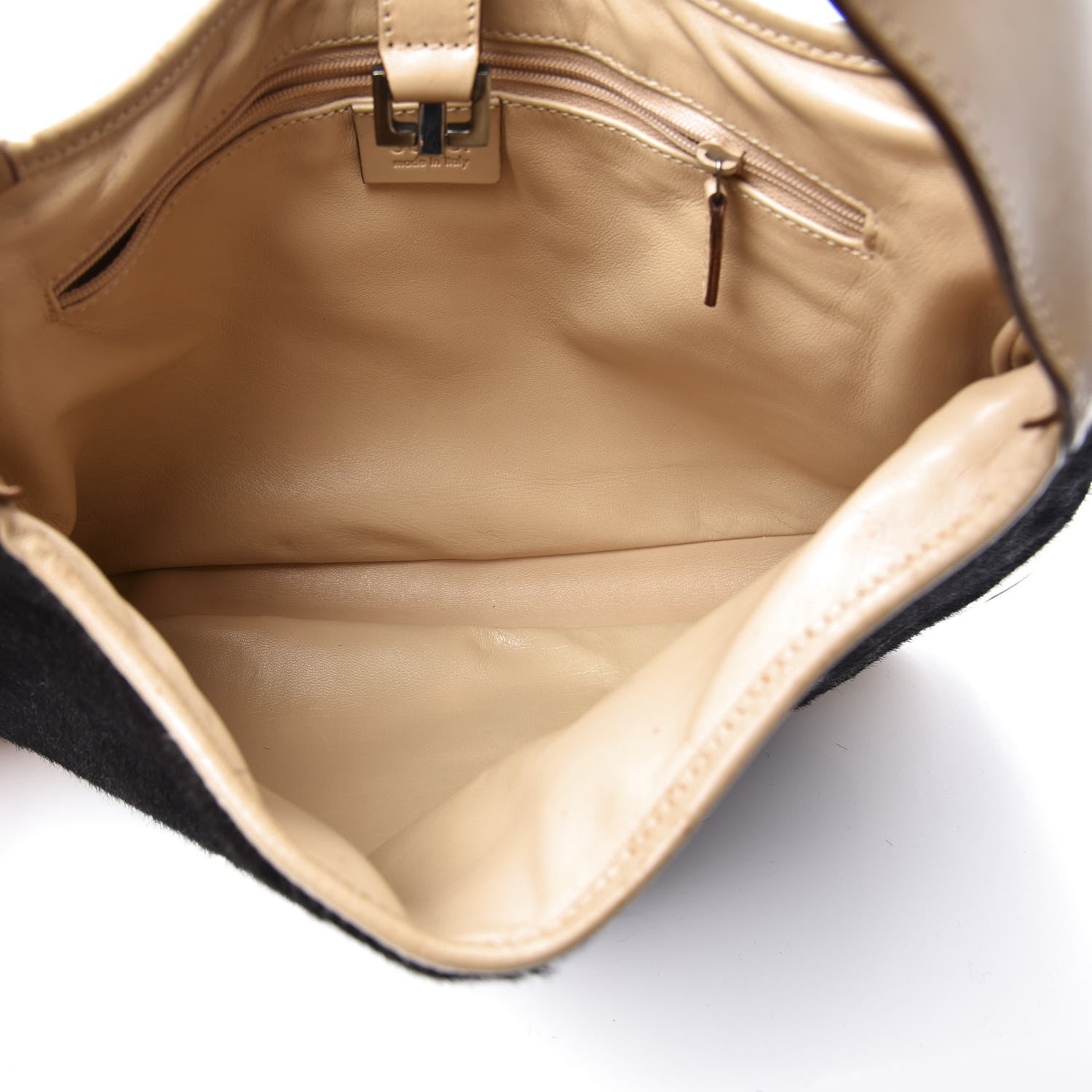 Gucci Calfskin Pony Hair Jackie O Hobo Brown Black 4 of 12