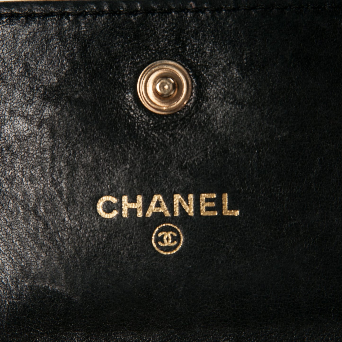 Caviar Timeless CC Compact Wallet Black