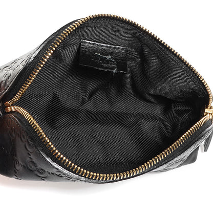 Gucci Guccissima Small Cosmetic Case Black 5 of 8