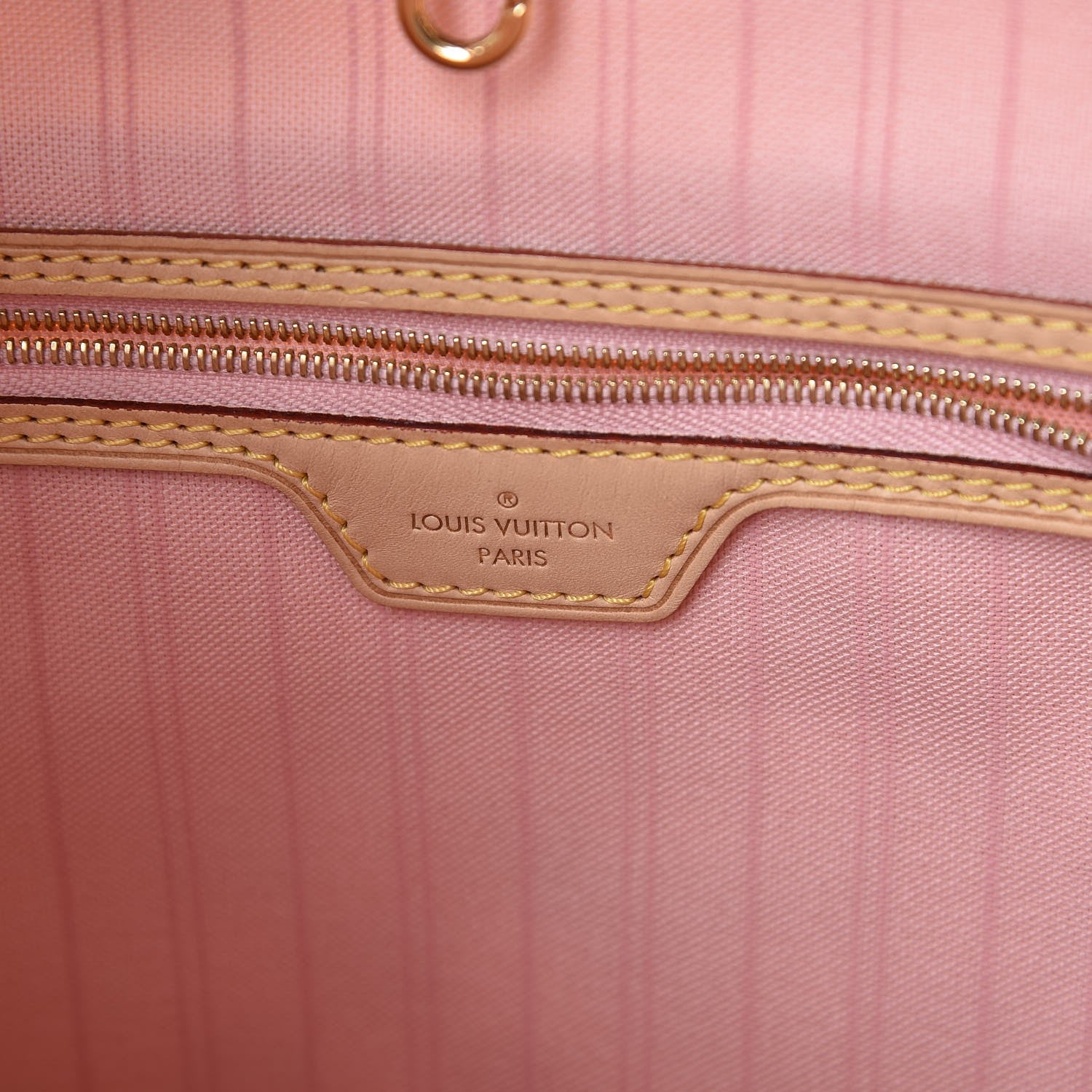 Louis Vuitton Damier Azur Delightful MM Rose Ballerine 6 of 8