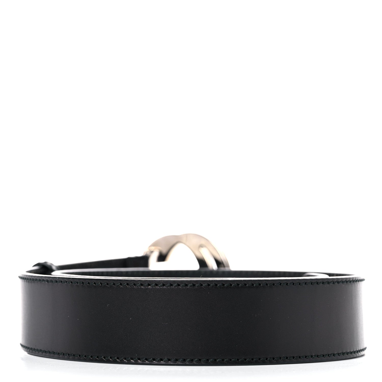 Gucci Calfskin Interlocking G 40mm Belt 80 32 Black 2 of 6