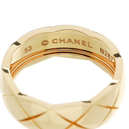 Chanel 18K Yellow Gold Small Coco Crush Ring 53 6.5 4 of 5