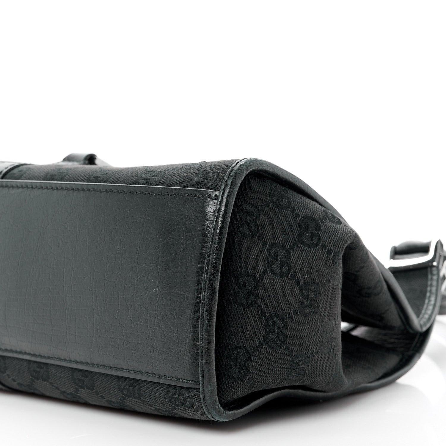 Gucci Monogram Jackie Shoulder Bag Black 10 of 10
