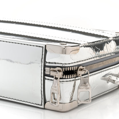 Louis Vuitton Monogram Mirror Handle Trunk Silver 9 of 10