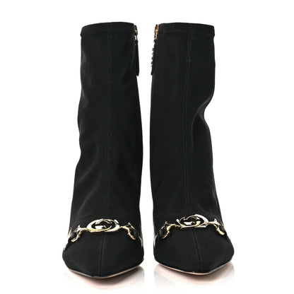 Gucci Stretch Fabric Calfskin Zumi Sock Boots 38.5 Black 2 of 6