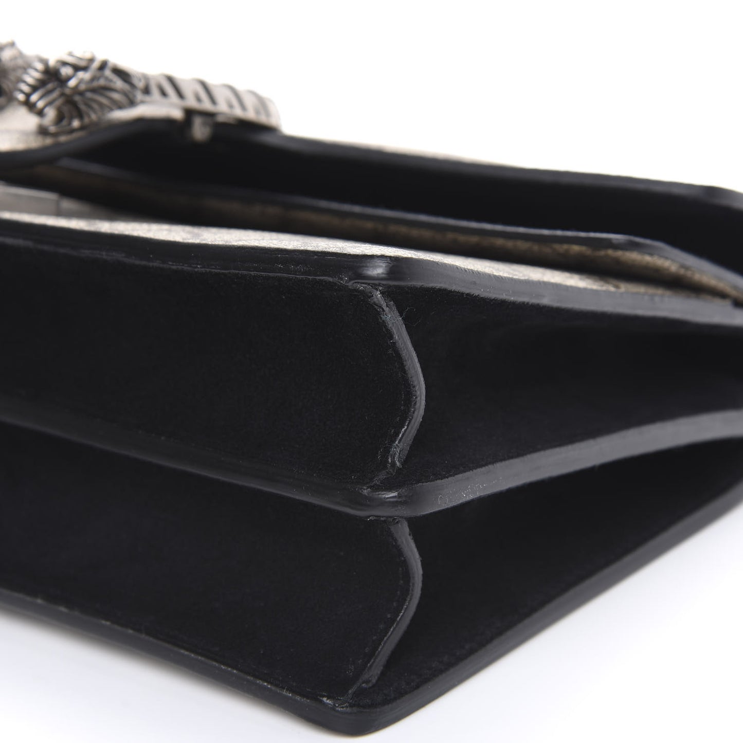 GG Supreme Monogram Small Dionysus Shoulder Bag Black