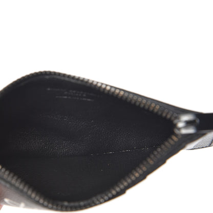 Saint Laurent Grain de Poudre Dollar Print 5 Fragments Zip Pouch Card Holder Black 5 of 8