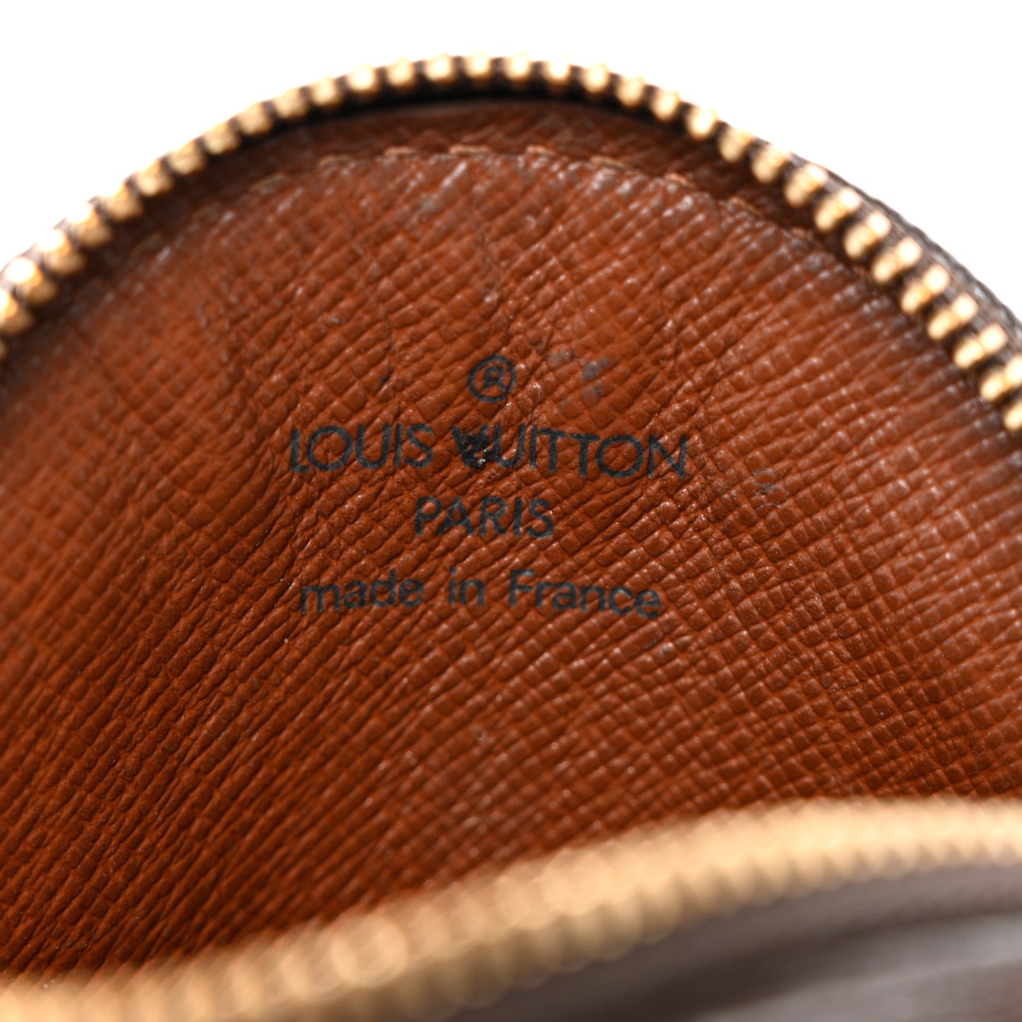 Monogram Round Coin Purse