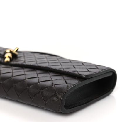 Bottega Veneta Nappa Intrecciato Long Andiamo Top Handle Clutch Fondant 10 of 11
