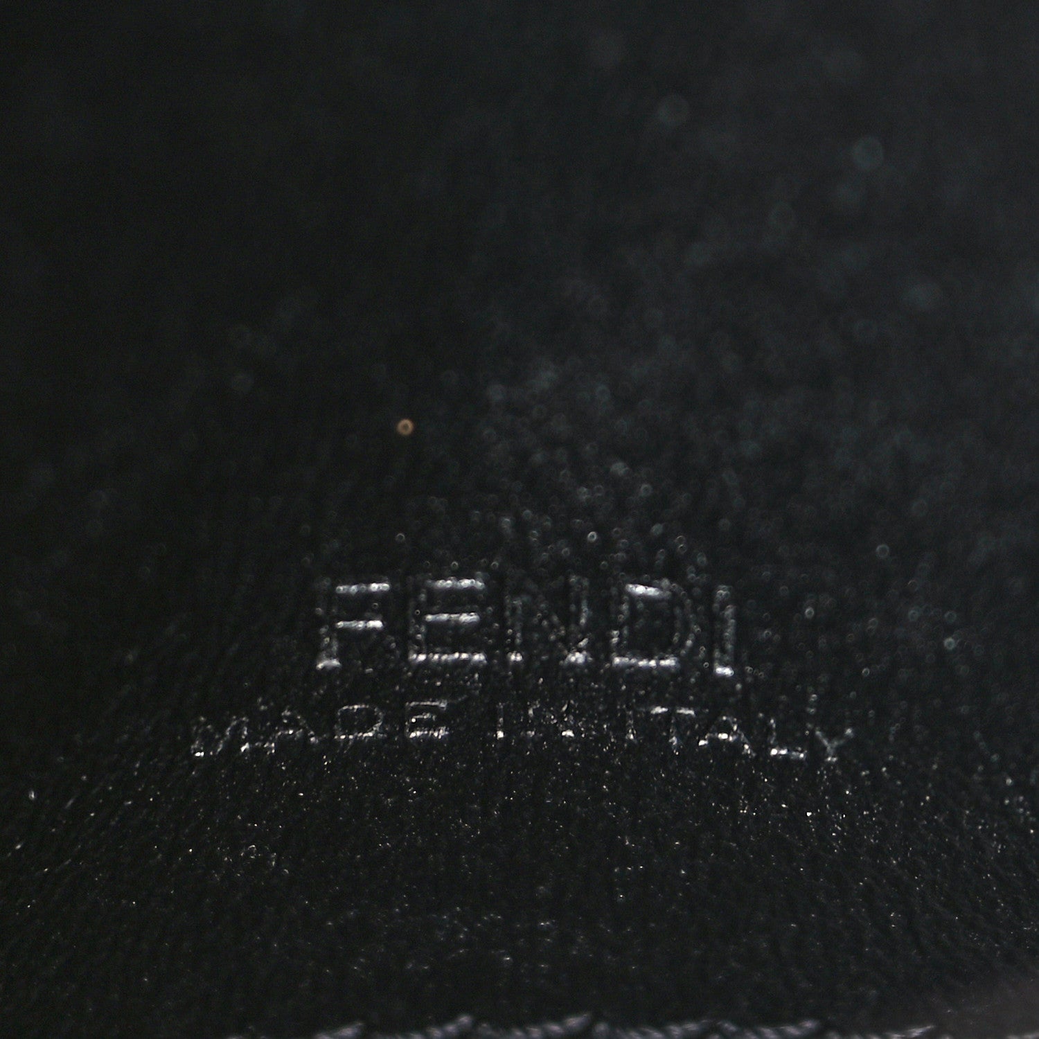 Fendi Sheared Sheepskin Vitello King FF Nano Baguette Charm Tobacco Moro Black 6 of 8