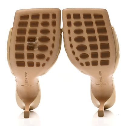 Bottega Veneta Nappa Quilted Rubber Lido Mule Sandals 41 Cane Sugar 5 of 7