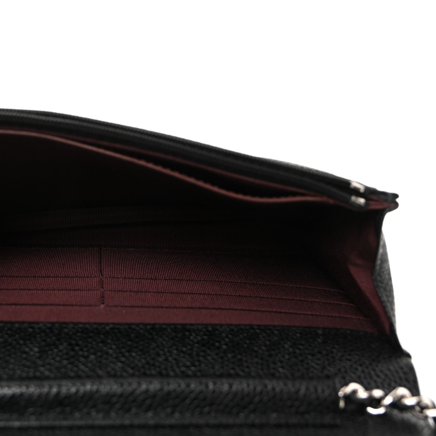 Chanel Caviar Quilted Wallet On Chain WOC Black 5 of 12