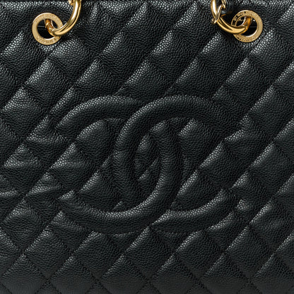 Chanel Caviar Quilted Grand Shopping Tote GST Black 8 of 11