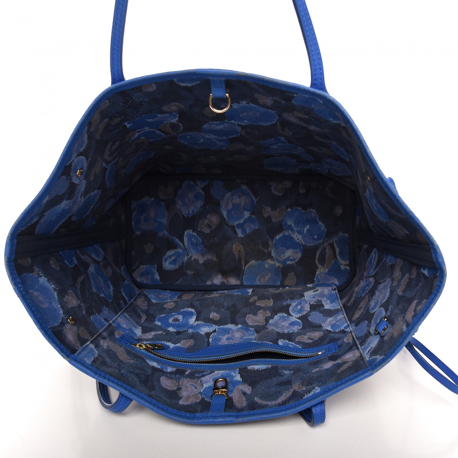 Louis Vuitton Monogram Articles de Voyage Ikat Neverfull MM Grand Blue 5 of 14