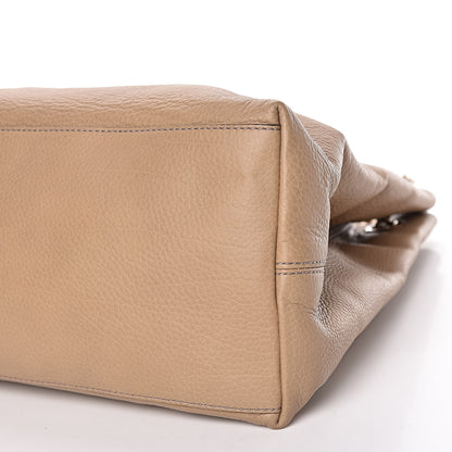 Gucci Pebbled Calfskin Large Soho Chain Shoulder Bag Nude 9 of 12