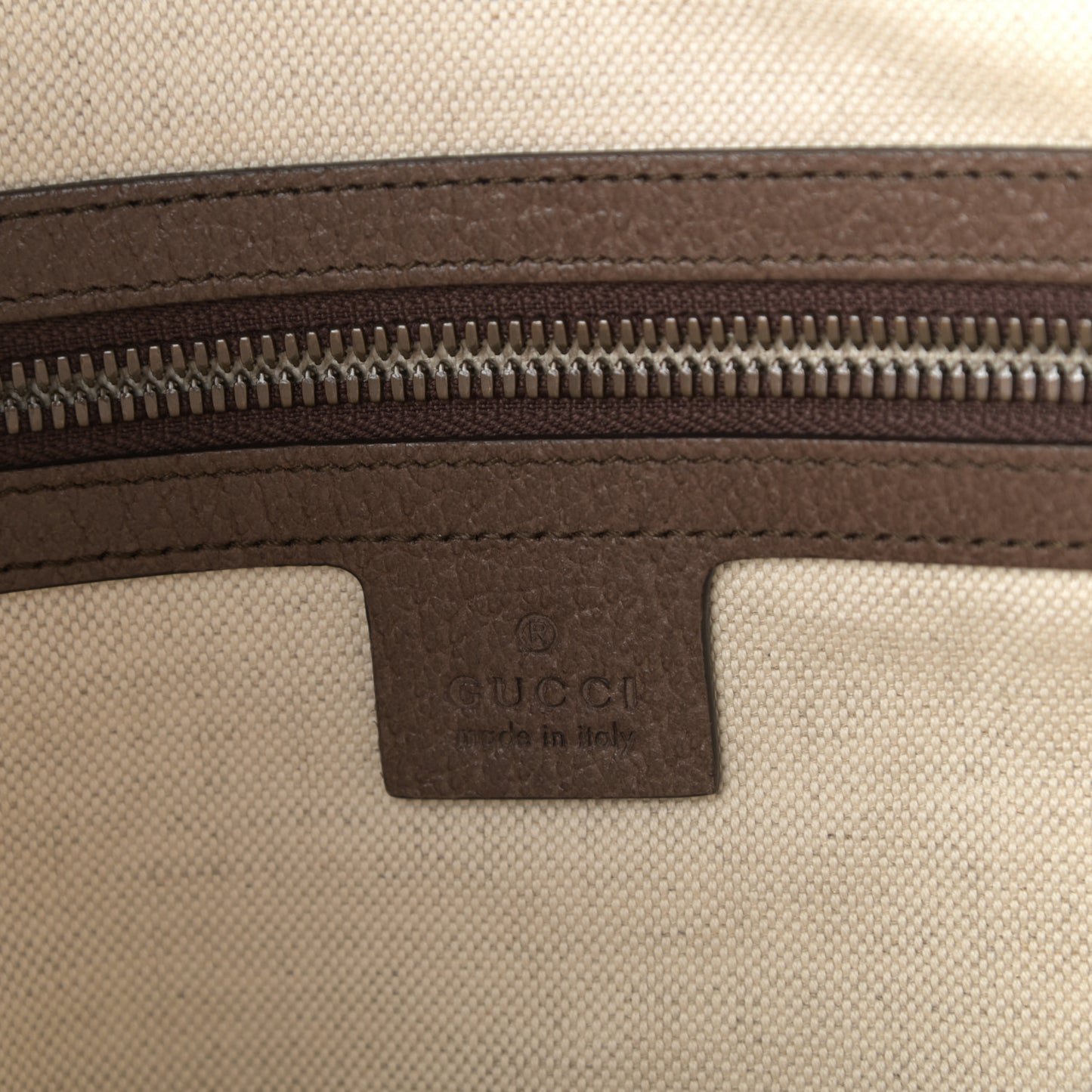GG Supreme Monogram Web Small Ophidia Half Moon Hobo Brown