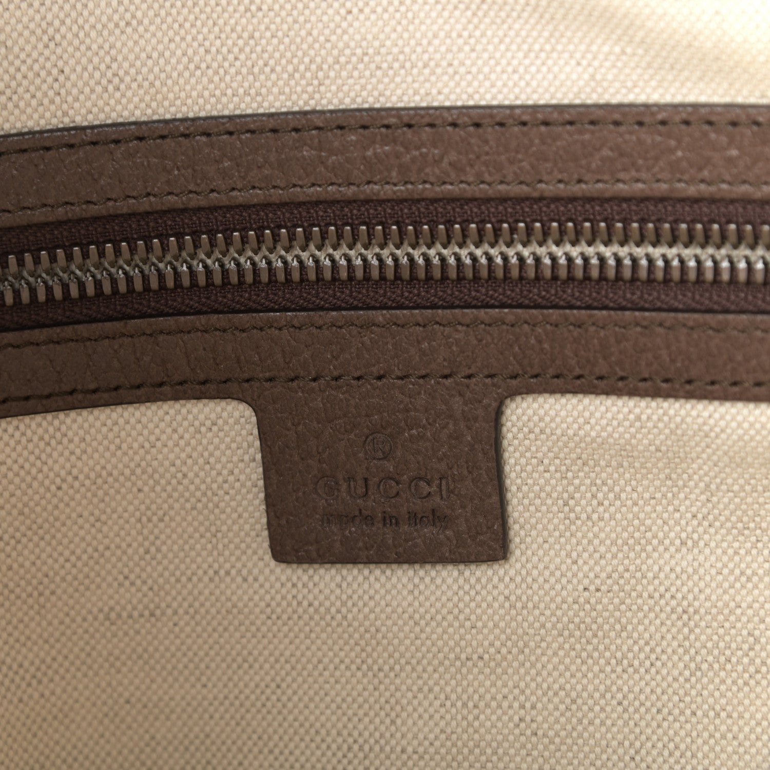 Gucci GG Supreme Monogram Web Small Ophidia Half Moon Hobo Brown 6 of 9