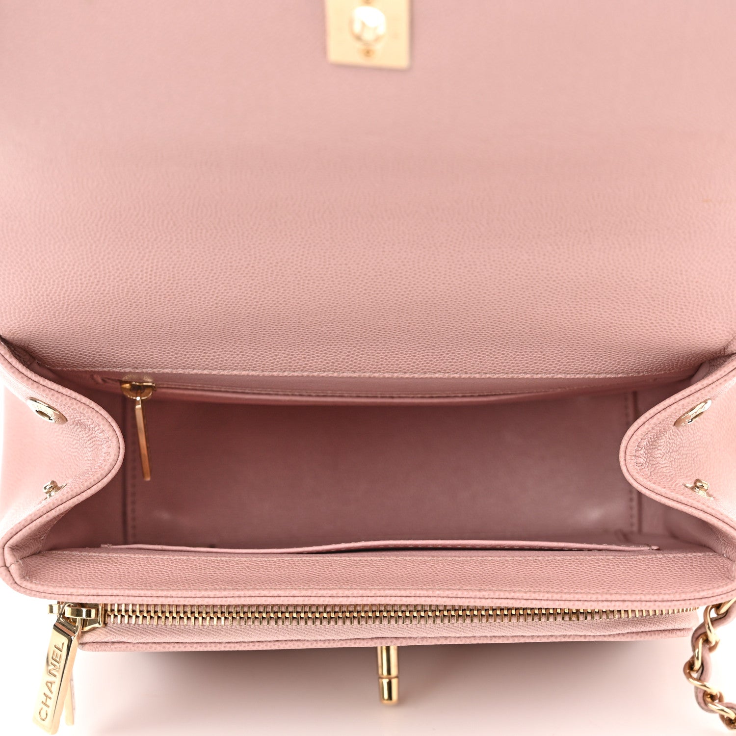 Chanel Caviar Quilted Medium Business Affinity Flap Light Pink 5 of 10