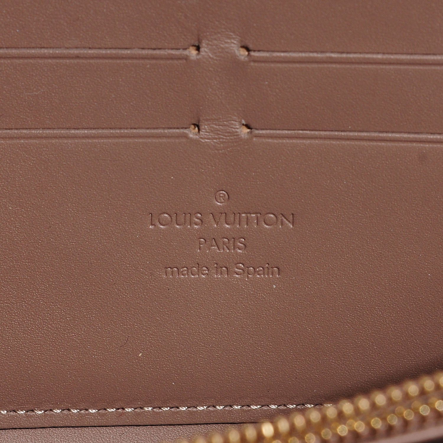 Louis Vuitton Vernis Zippy Wallet Beige Poudre 6 of 7