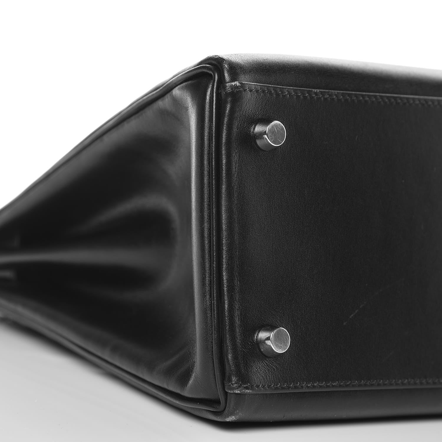 Hermes Box Kelly Retourne 32 Black 7 of 15