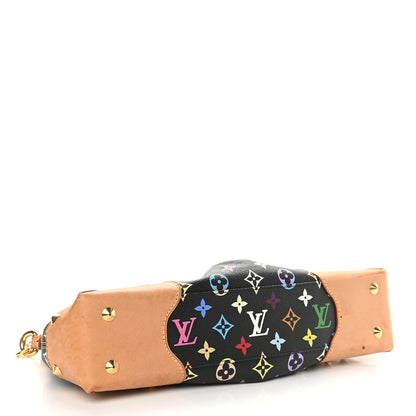 Louis Vuitton Monogram Multicolor Judy MM Black 4 of 9