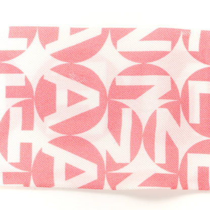 Chanel Silk CC Slim Bandeau Scarf Pink Grey 4 of 6