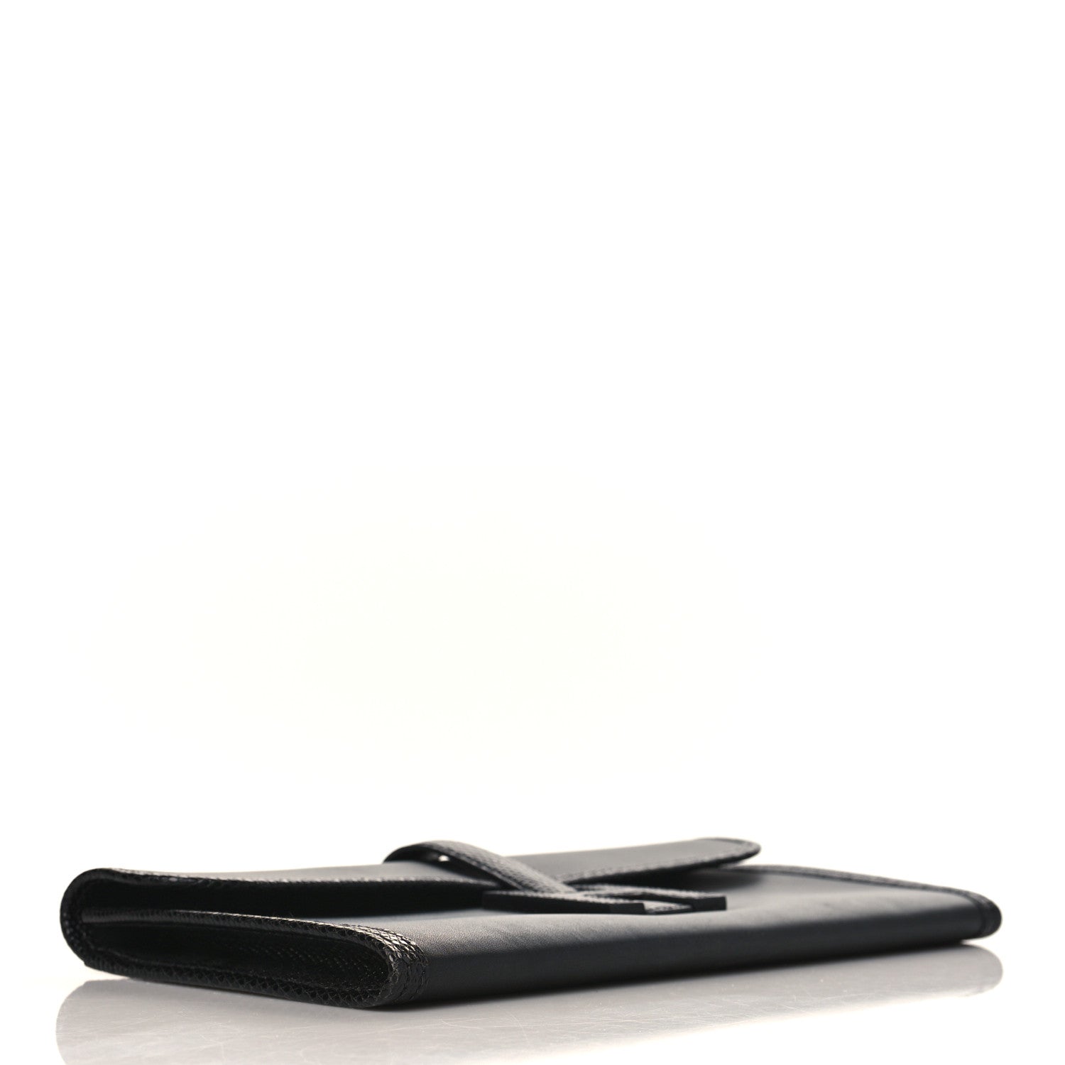 Hermes Swift Lizard Jige Elan Touch 29 Clutch Black 4 of 9