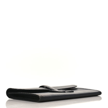 Hermes Swift Lizard Jige Elan Touch 29 Clutch Black 4 of 9