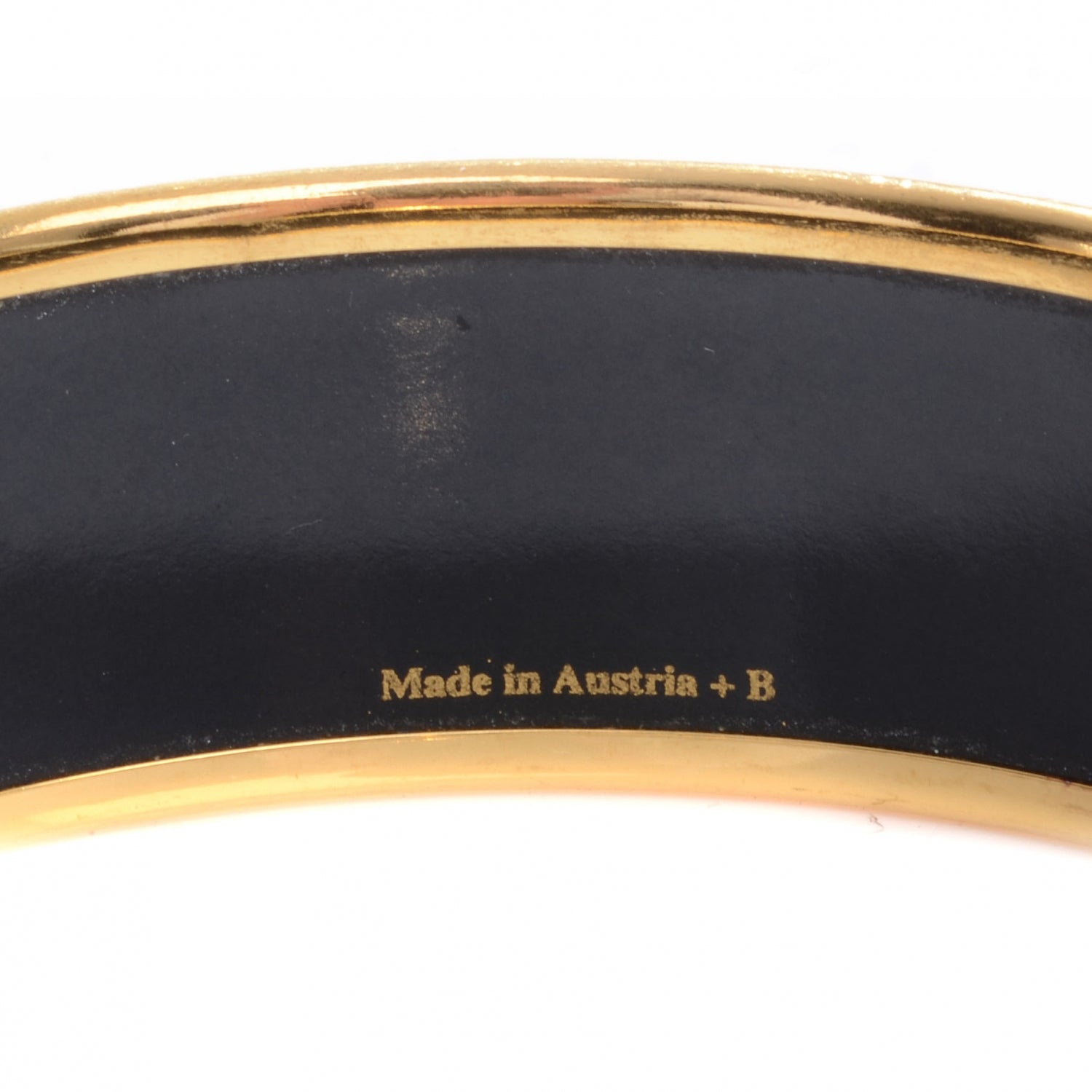 Hermes Enamel Printed Wide Brazil Bracelet 65 5 of 5