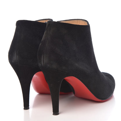 Christian Louboutin Veau Velours Belle 100 Ankle Boots 37.5 Black 4 of 10