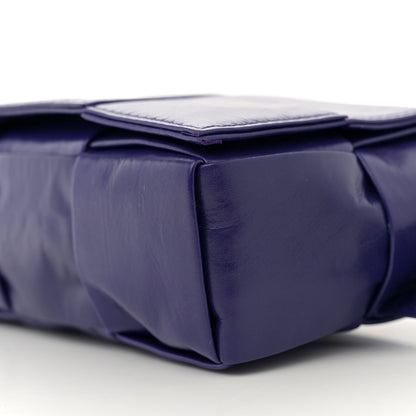 Bottega Veneta Paper Calfskin Intrecciato Cassette Belt Bag Purple 10 of 10