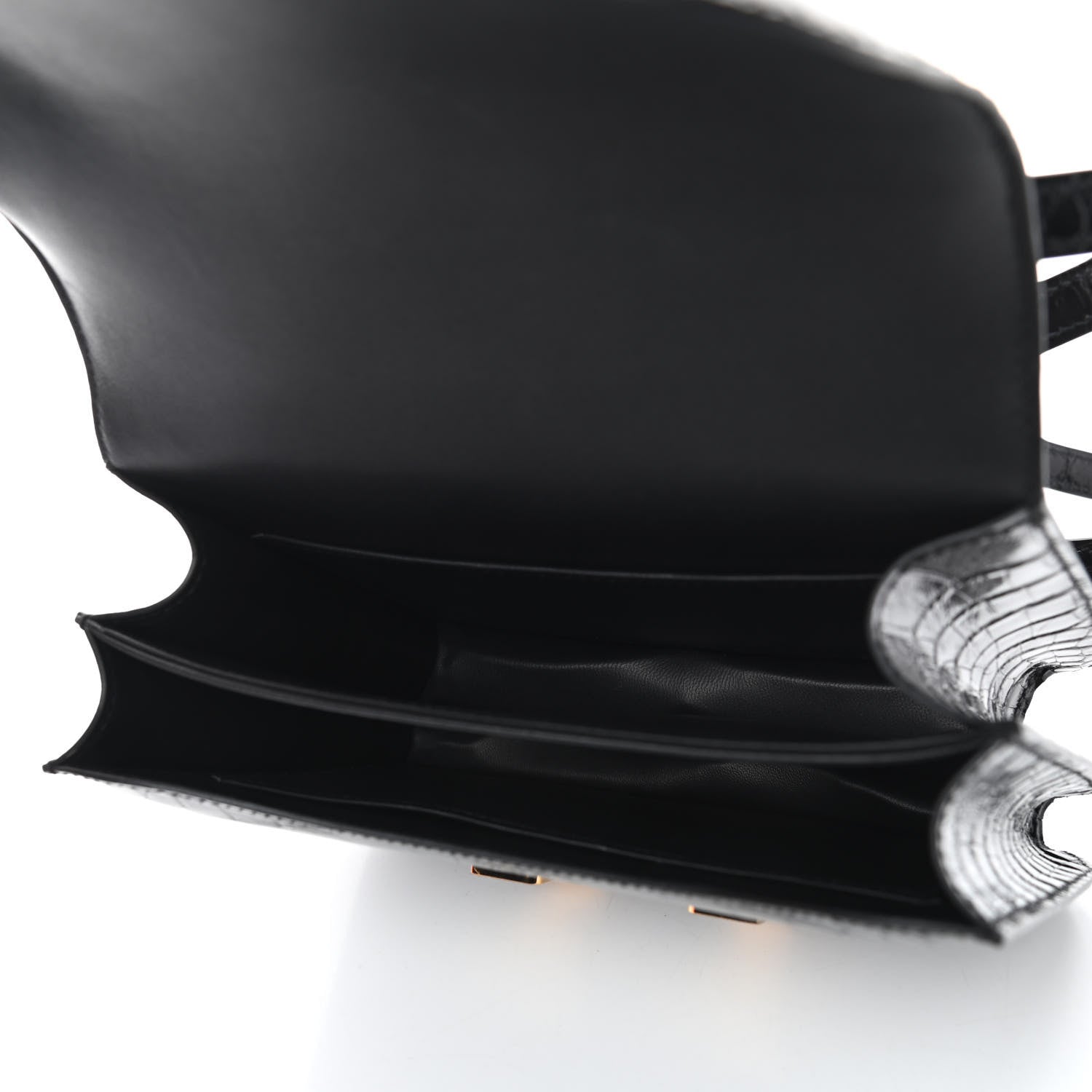 Hermes Shiny Alligator Constance 18 Black 7 of 18