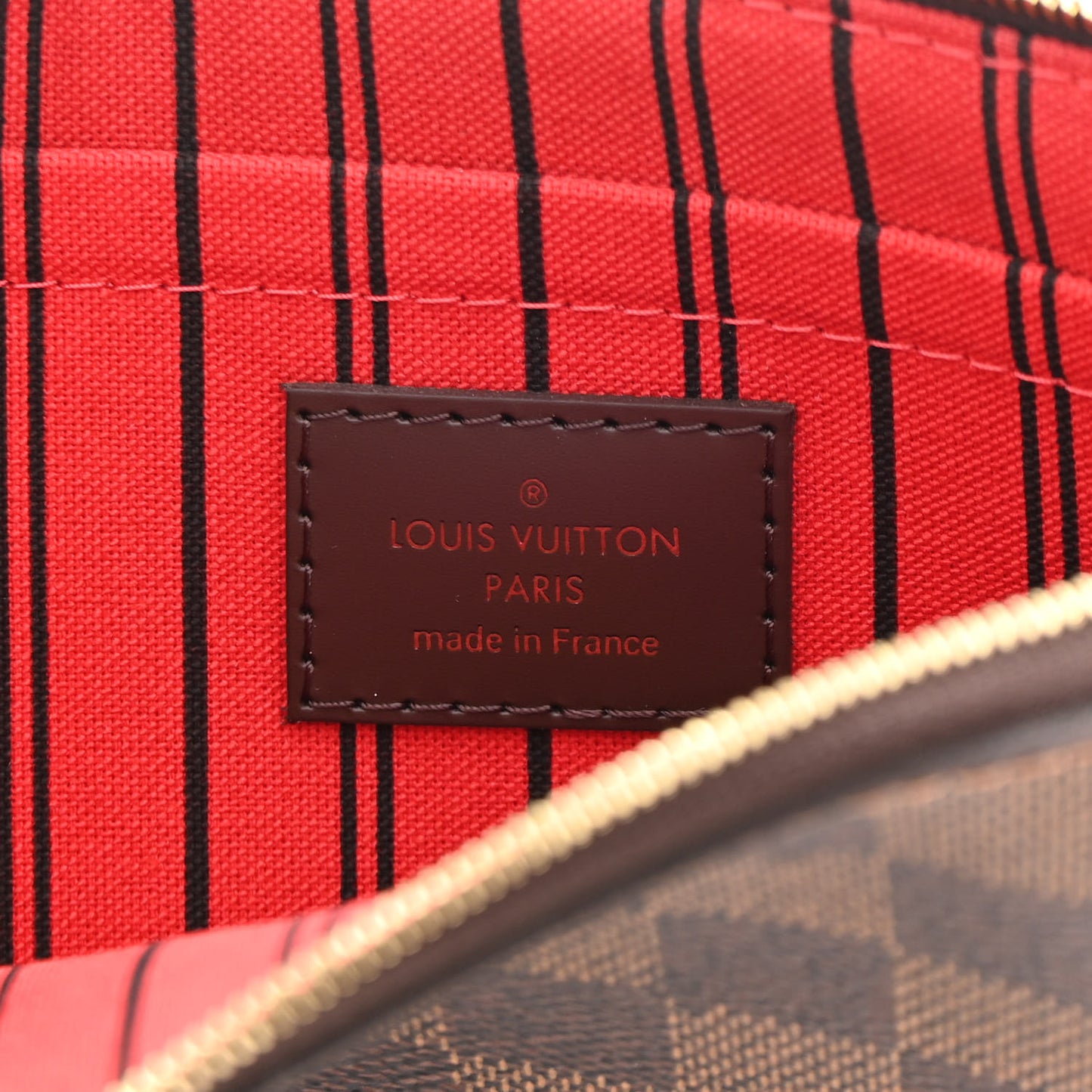 Damier Ebene Neverfull MM GM Pochette