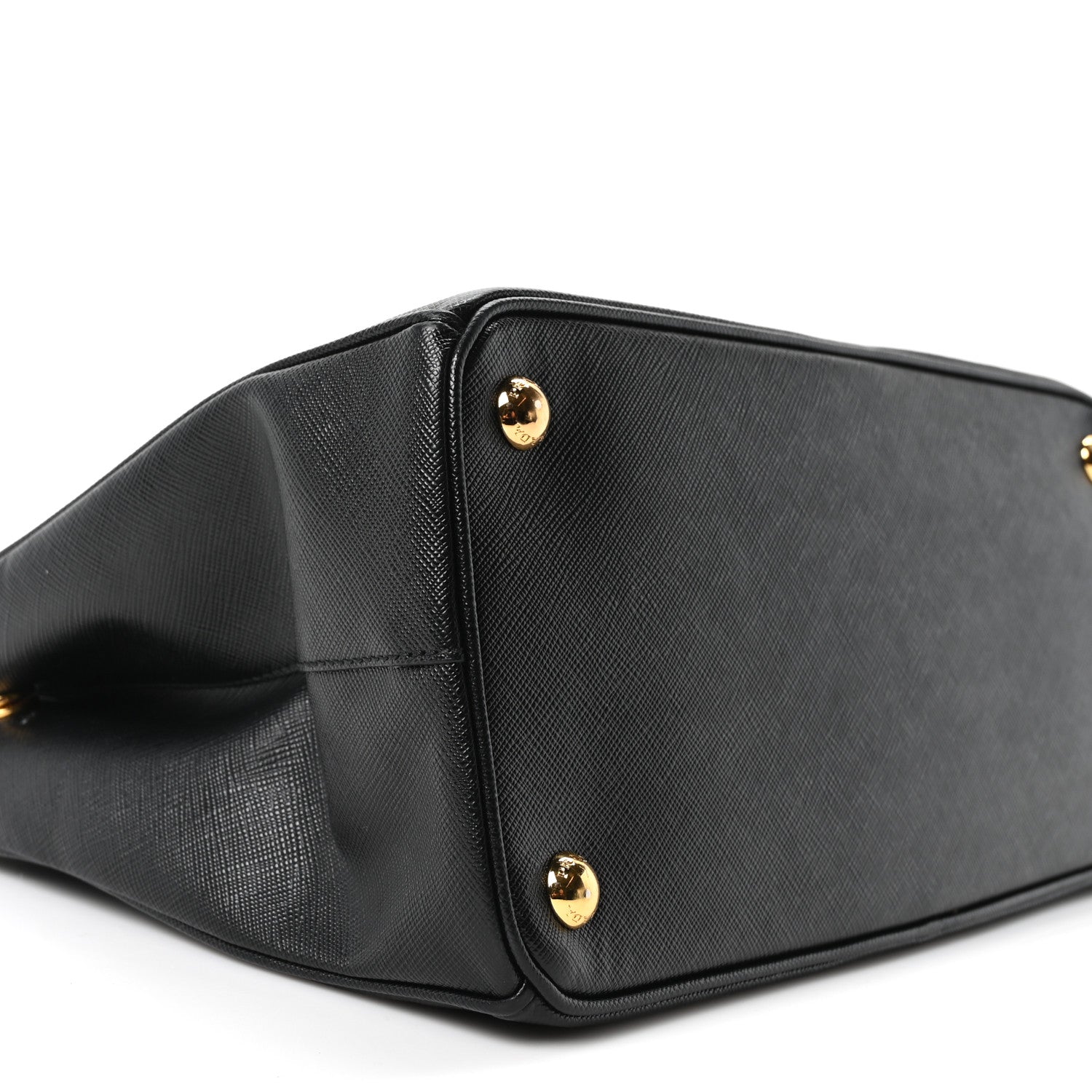 Prada Saffiano Small Galleria Double Zip Tote Black 9 of 10