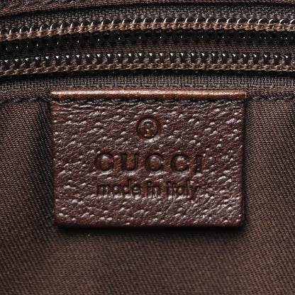 Gucci Monogram Medium Half Moon Hobo Dark Brown 5 of 10