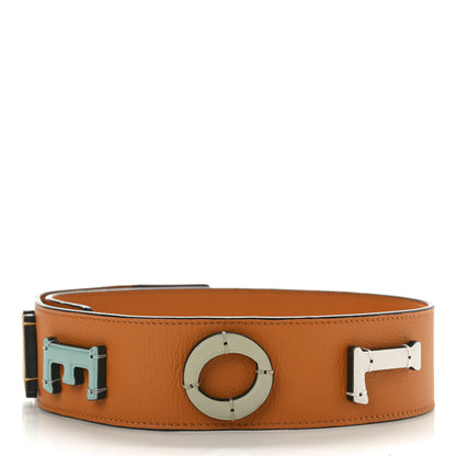 Loewe Calfskin Logo Strap Tan Multicolor 2 of 5