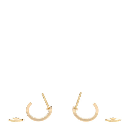 Cartier 18K Yellow Gold Small LOVE Hoop Earrings 3 of 5
