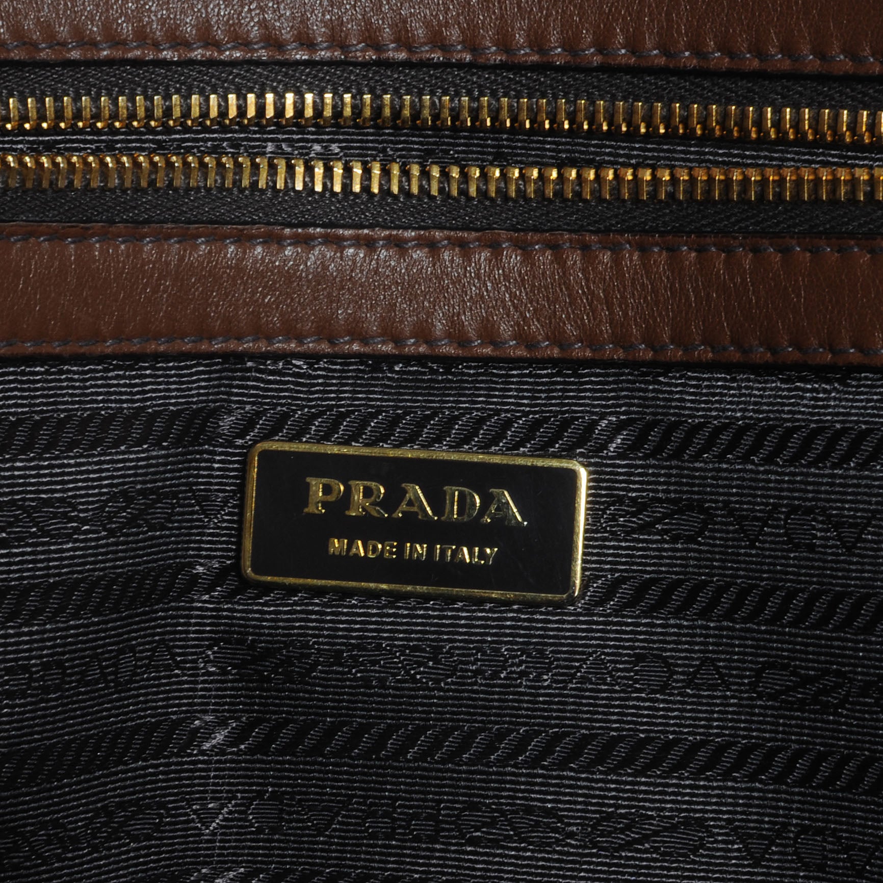 Prada Nappa Antic Chevron Bauletto 6 of 8
