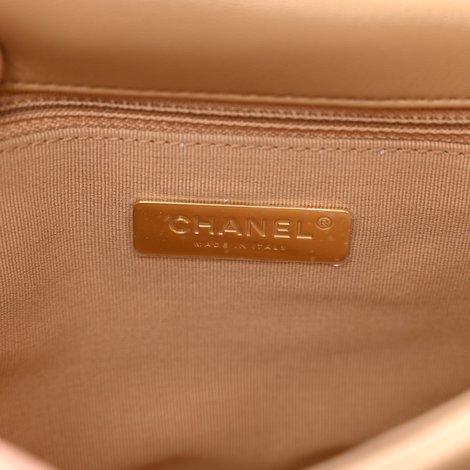 Chanel Lambskin Quilted Medium Chanel 19 Flap Dark Beige 7 of 10