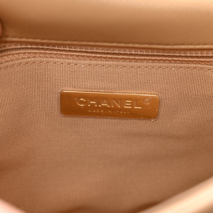 Chanel Lambskin Quilted Medium Chanel 19 Flap Dark Beige 7 of 10