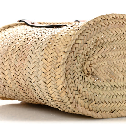 Loewe Raffia Large Basket Tote Bag Natural Tan 8 of 9